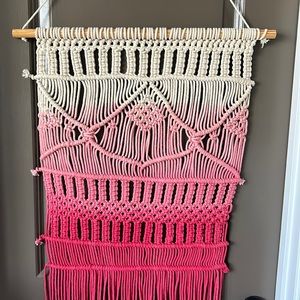 Macrame wall decor